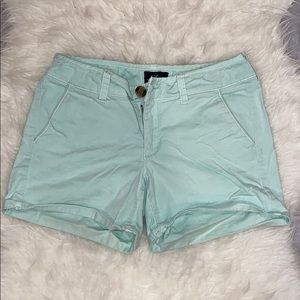 Minty Green Summer Shorts